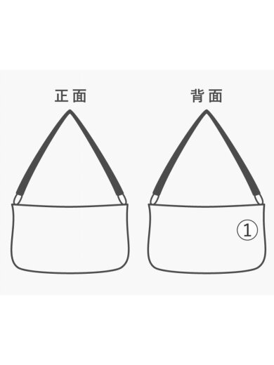 商品画像：ヨゴレ /ショルダーバッグ/ポリエステル/BLK/AS62-120-01// 8