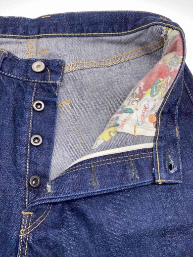 商品画像：15.5oz DENIM 5P TAPERED FIT /ストレートパンツ/1/コットン/IDG/S23SPT01// 3