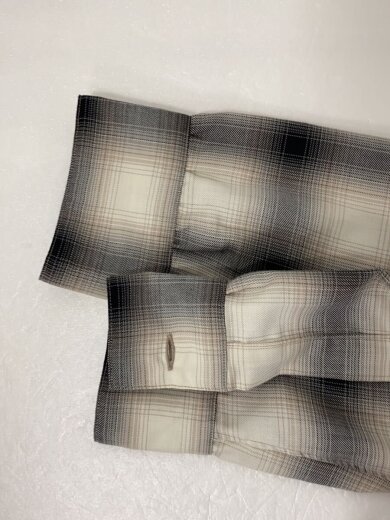 商品画像：長袖シャツ/1/ポリエステル/GRY/チェック/S24FG052 5