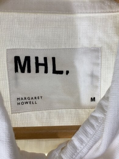 商品画像：半袖シャツ/M/コットン/WHT/無地/596-2150516 3