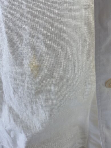 商品画像：半袖シャツ/M/コットン/WHT/無地/596-2150516 5