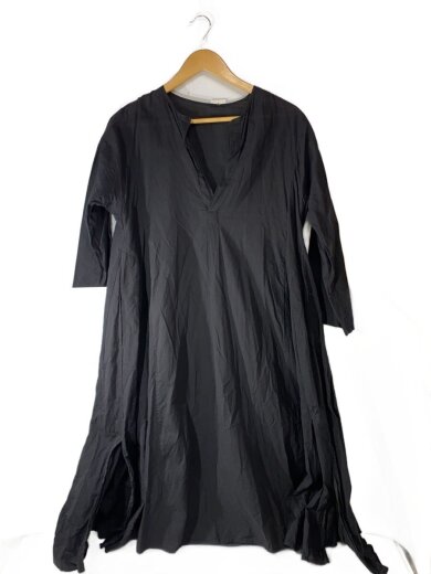 商品画像：7分袖ワンピース/FREE/コットン/BLK/vc-2497 1