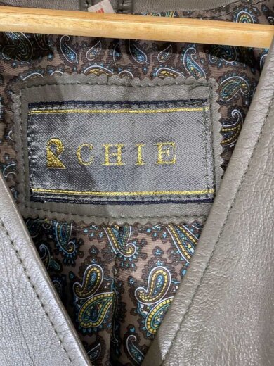 商品画像：CHIE/コート/M/レザー/GRN/無地 3