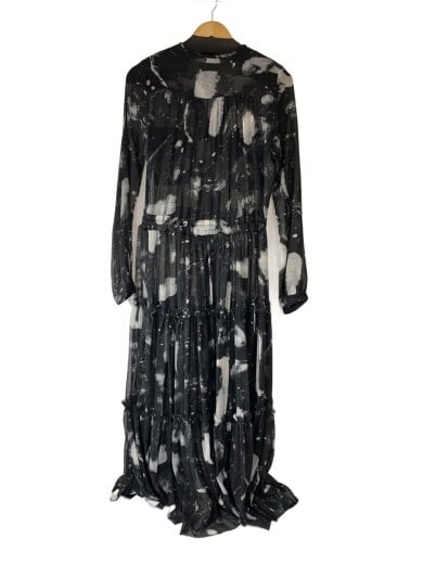 商品画像：長袖ワンピース/S/ポリエステル/BLK/総柄 2