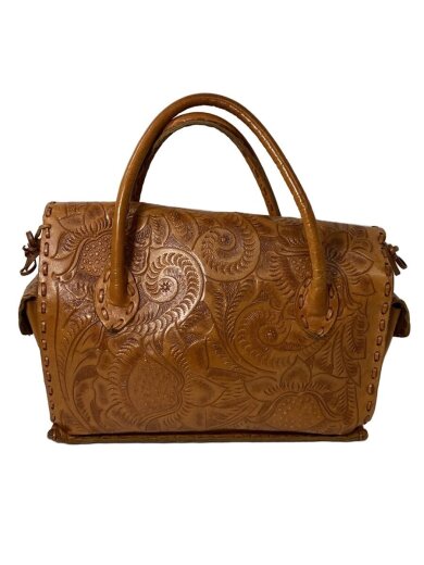 商品画像：バッグ/レザー/BRW/無地 3