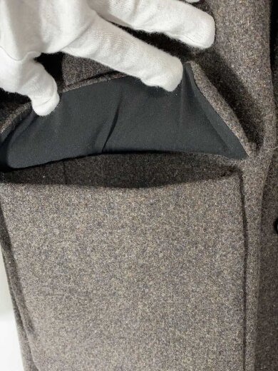 商品画像：チェスターコート/4/ウール/BRW/172-1102-15 7