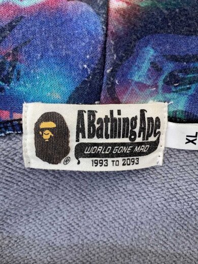 商品画像：ジップパーカー/XL/コットン/マルチカラー/総柄 3