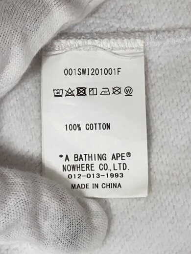 商品画像：スウェット/L/コットン/WHT/無地/001SWI201001F 5
