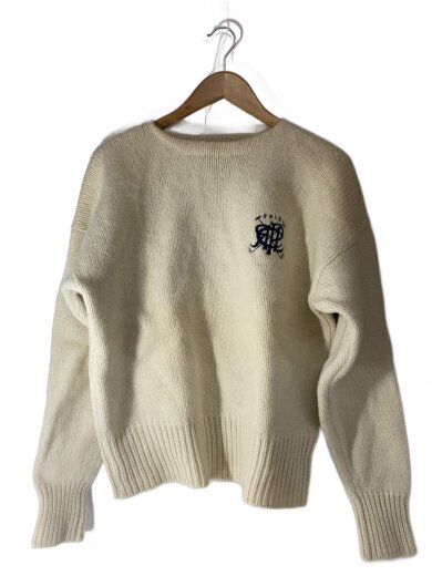 商品画像：90s/PRLC/ニット・セーター(厚手)/XL/ウール/WHT 1
