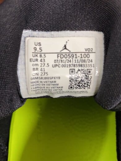 商品画像：JORDAN ZION 4 PF_ジョーダン ザイオン 4 PF/27.5cm/BLK 5