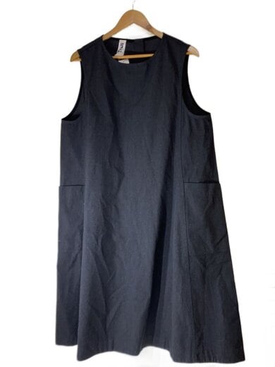 商品画像：ノースリーブワンピース/1/ウール/GRY/595-5256201 1