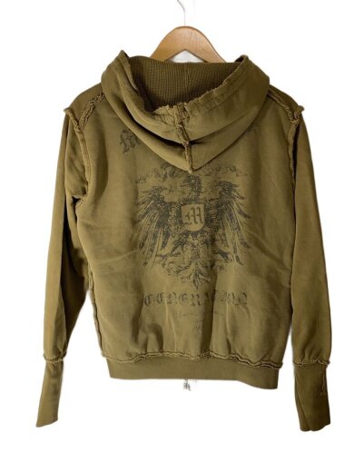 商品画像：ジップパーカー/S/コットン/KHK 2