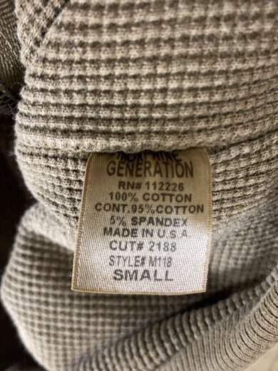 商品画像：ジップパーカー/S/コットン/KHK 4