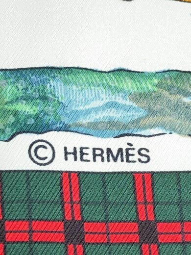 画像：HERMESカレ90/スカーフ/シルク/RED/郵便馬車/BULL＆MOUTH WESTERN COACH OFFICE3