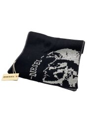 マフラー/アクリル/BLK/メンズ