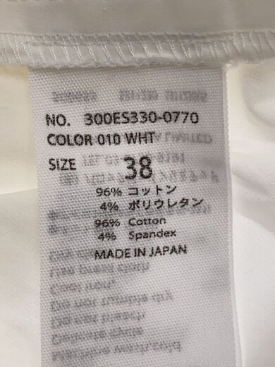 商品画像：長袖シャツ/36/コットン/WHT/300ES330-0770 4
