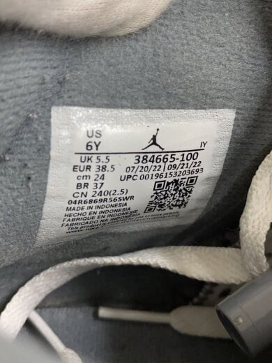 商品画像：AIR JORDAN 6 RETRO_エア ジョーダン 6 レトロ/24cm/WHT// 5