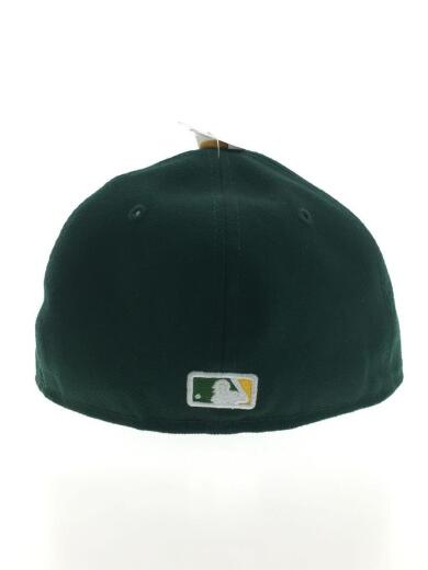 画像：NEW ERAキャップ/ポリエステル/GRN/59fifty/アスレチックス/型崩れ考慮3