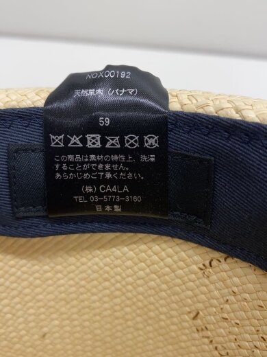 商品画像：KNOX/ストローハット/59/BEG/メンズ/NOX00192 6