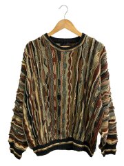 j.ferrar/3dニット・セーター(厚手)/XXL/コットン/マルチカラー