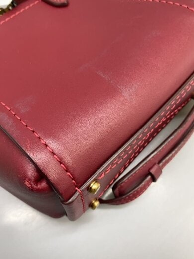 商品画像：ハンドバッグ/レザー/RED/79401/TROUPE TOT16/2WAY/キズ有 7