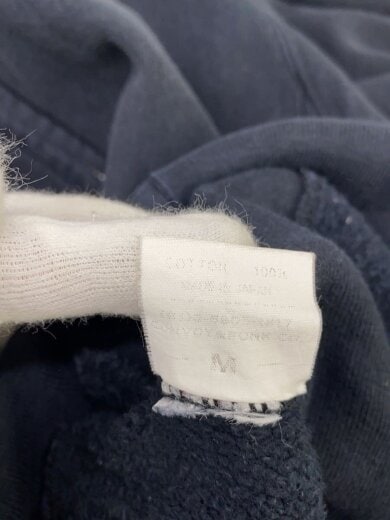 商品画像：ジップパーカー/M/コットン/BLK/無地 4