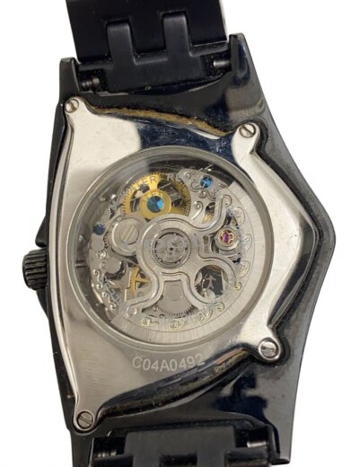 商品画像：自動巻腕時計/アナログ/ステンレス/BLK/BLK/SS 3