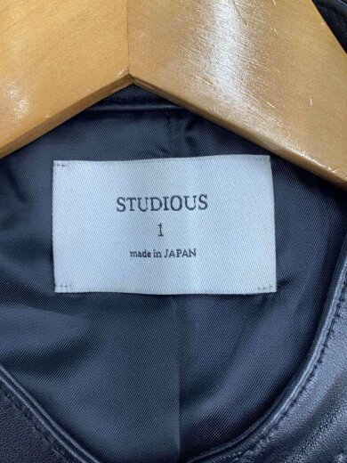 商品画像：レザージャケット・ブルゾン/1/羊革/BLK/107352001 3