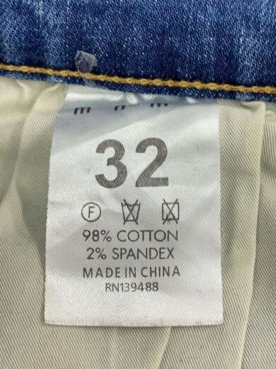 商品画像：スキニーパンツ/32/コットン/IDG/無地/膝部分にメッシュパネル、ジップ有 5