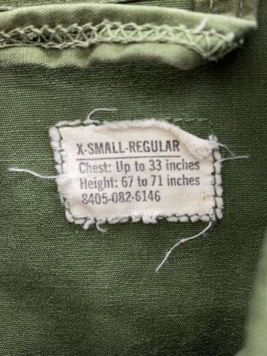 商品画像：60s～/ファティーグ/3rd/前期/ジャケット/XS/コットン/GRN 3