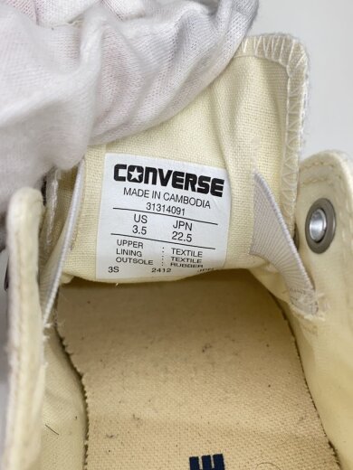 商品画像：ローカットスニーカー/22.5cm/WHT/キャンバス 5