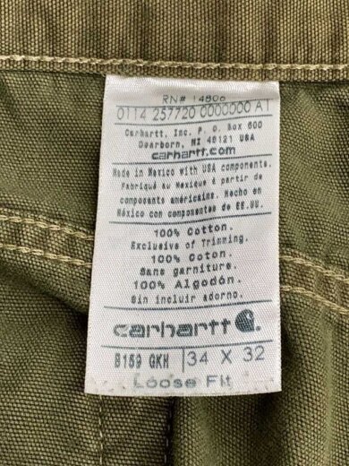 商品画像：ペインターパンツ/34/コットン/KHK/無地/B159 GKH 5