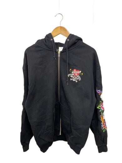 商品画像：ジップパーカー/L/コットン/BLK/101223012030 1