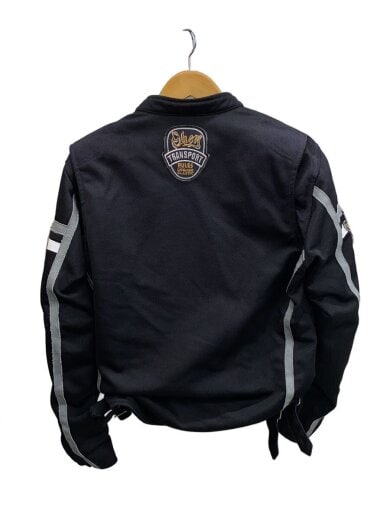 商品画像：バイカージャケット/L/ポリエステル/BLK 2