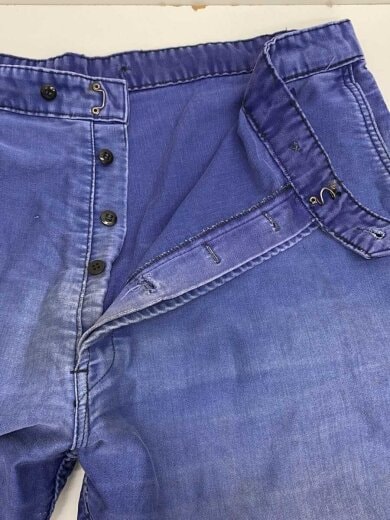 商品画像：ボトム/--/コットン/BLU/無地/50s～60s 3
