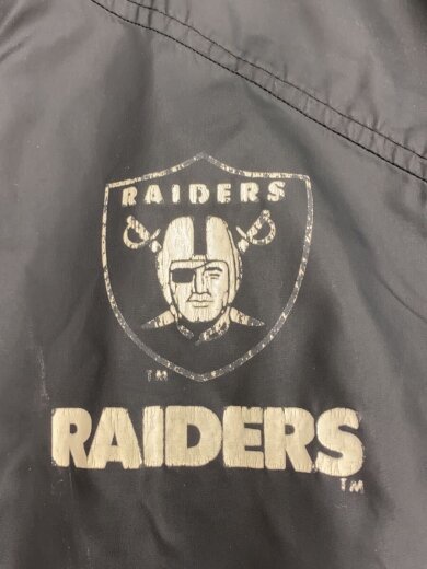 商品画像：スタジャン/M/--/BLK/無地/90s～/raiders 5