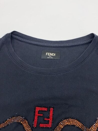 商品画像：Tシャツ/L/コットン/BLK/無地/FY0894 A7AI 8