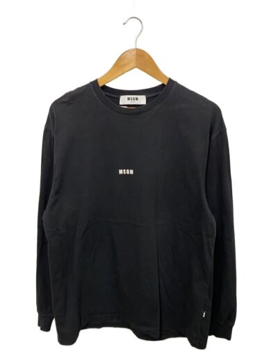 商品画像：長袖Tシャツ/M/コットン/BLK/プリント/195298-99 1