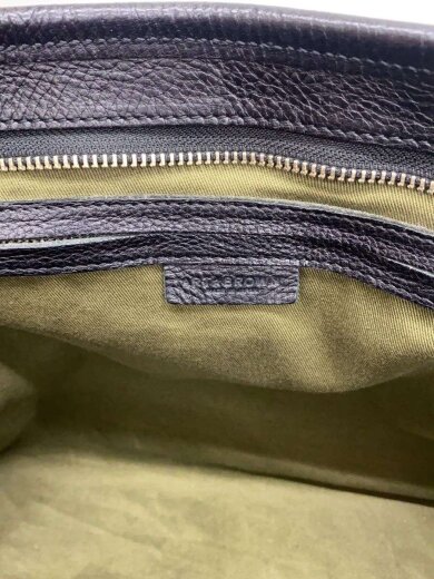 商品画像：トートバッグ/レザー/BLK/無地/KNC00056AB 5