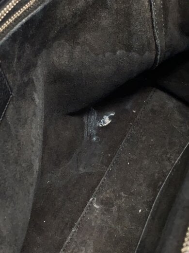 商品画像：カバリヴゴーシュ/ショルダー欠品/内側汚れ /ハンドバッグ/--/BLK/無地 7