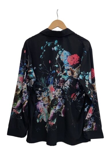 商品画像：長袖シャツ/44/ポリエステル/BLK/総柄/2119-116 2