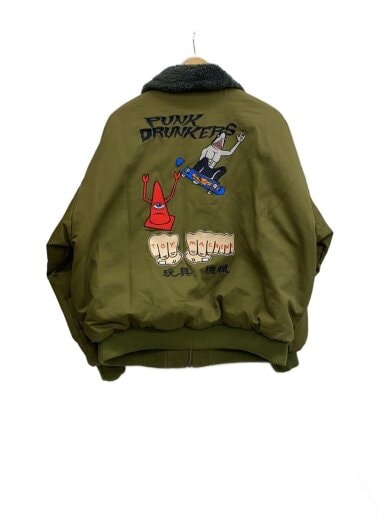 商品画像：ジャケット/L/コットン/KHK/PDS×TOY MACHINE/玩具機械/ドカジャン 2