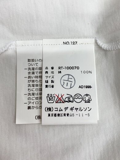 商品画像：半袖シャツ/--/コットン/WHT/無地/RT-100070// 4