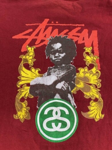 商品画像：90s/紺タグ/OLD/RASTA LION/長袖Tシャツ/L/コットン/RED/プリント 6