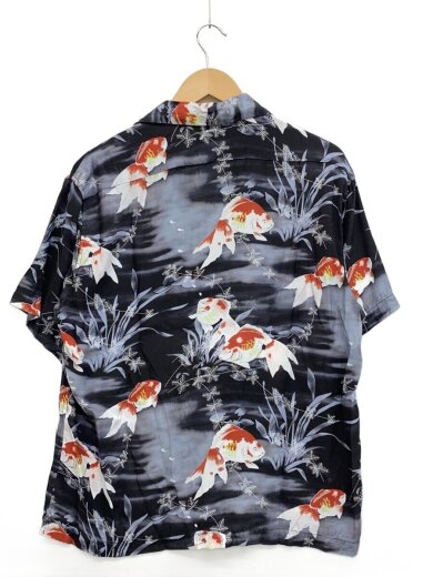 商品画像：×Pineapple Juice/GOLDFISH RAYON SHIRT/アロハシャツ/M/レーヨン/総柄// 2