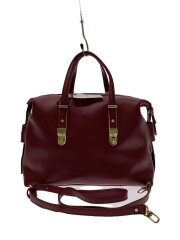 2WAYボストン/ハンドバッグ/レザー/RED