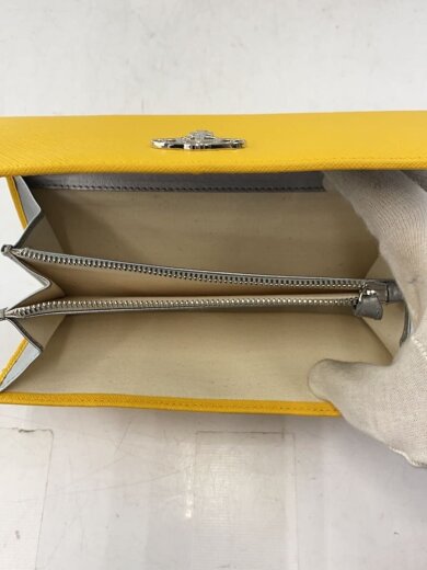 商品画像：長財布/PVC/YLW/無地/レディース 5