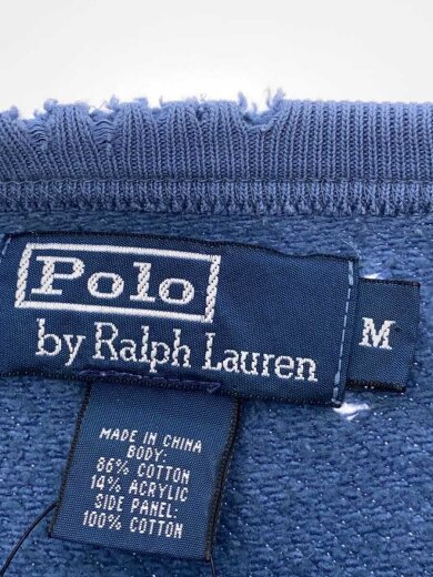 商品画像：90s/スウェット/M/コットン/NVY/プリント/ボロ 3