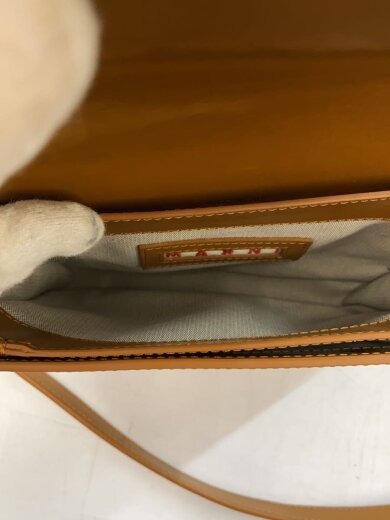 商品画像：ショルダーバッグ/レザー/キャメル 6