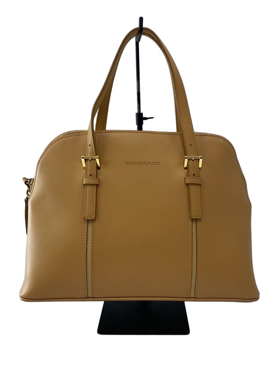 BURBERRY / ハンドバッグ/レザー/ベージュ